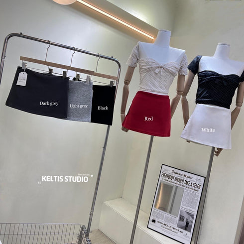 KELTIS Women Stylist Mini Pencil Skirts With Pocket